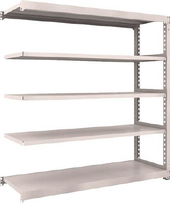ＴＲＵＳＣＯ　Ｍ３型中量棚　１８００Ｘ５７１ＸＨ１８００　５段　連結　ネオグレー＿