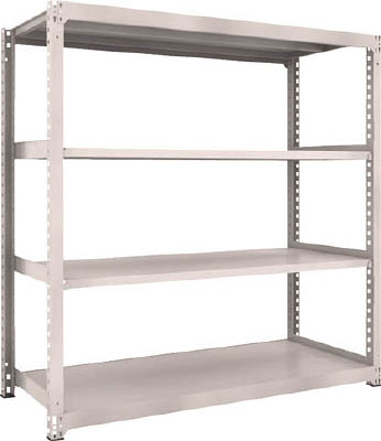 ＴＲＵＳＣＯ　Ｍ３型中量棚　１８００Ｘ７２１ＸＨ１８００　４段　単体　ネオグレー＿