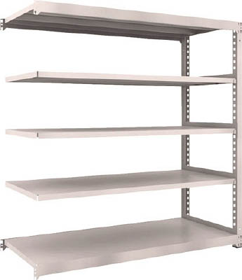 ＴＲＵＳＣＯ　Ｍ３型中量棚　１８００Ｘ７２１ＸＨ１８００　５段　連結　ネオグレー＿