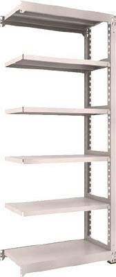 ＴＲＵＳＣＯ　Ｍ３型中量棚　９００Ｘ４７１ＸＨ２１００　６段　連結　ネオグレー＿