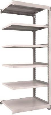 ＴＲＵＳＣＯ　Ｍ３型中量棚　９００Ｘ７２１ＸＨ２１００　６段　連結　ネオグレー＿