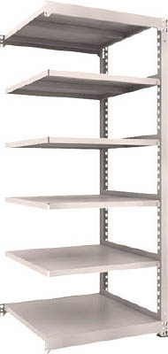 ＴＲＵＳＣＯ　Ｍ３型中量棚　９００Ｘ９２１ＸＨ２１００　６段　連結　ネオグレー＿