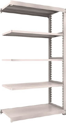 ＴＲＵＳＣＯ　Ｍ３型中量棚　１２００Ｘ５７１ＸＨ２１００　５段　連結　ネオグレー＿
