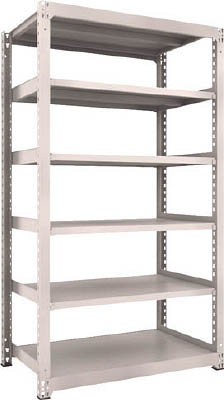 ＴＲＵＳＣＯ　Ｍ３型中量棚　１２００Ｘ７２１ＸＨ２１００　６段　単体　ネオグレー＿
