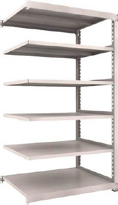 ＴＲＵＳＣＯ　Ｍ３型中量棚　１２００Ｘ９２１ＸＨ２１００　６段　連結　ネオグレー＿