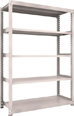 ＴＲＵＳＣＯ　Ｍ３型中量棚　１５００Ｘ５７１ＸＨ２１００　５段　単体　ネオグレー＿