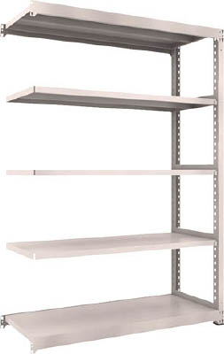 ＴＲＵＳＣＯ　Ｍ３型中量棚　１５００Ｘ５７１ＸＨ２１００　５段　連結　ネオグレー＿