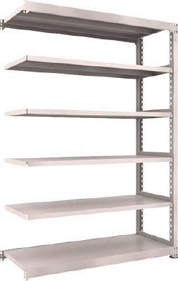 ＴＲＵＳＣＯ　Ｍ３型中量棚　１５００Ｘ５７１ＸＨ２１００　６段　連結　ネオグレー＿