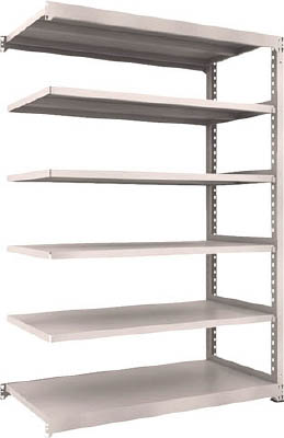 ＴＲＵＳＣＯ　Ｍ３型中量棚　１５００Ｘ７２１ＸＨ２１００　６段　連結　ネオグレー＿