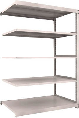 ＴＲＵＳＣＯ　Ｍ３型中量棚　１５００Ｘ９２１ＸＨ２１００　５段　連結　ネオグレー＿