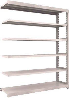 ＴＲＵＳＣＯ　Ｍ３型中量棚　１８００Ｘ４７１ＸＨ２１００　６段　連結　ネオグレー＿