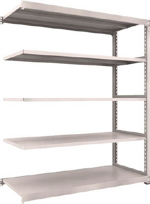 ＴＲＵＳＣＯ　Ｍ３型中量棚　１８００Ｘ７２１ＸＨ２１００　５段　連結　ネオグレー＿