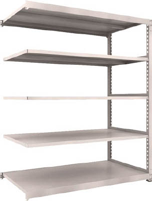 ＴＲＵＳＣＯ　Ｍ３型中量棚　１８００Ｘ９２１ＸＨ２１００　５段　連結　ネオグレー＿