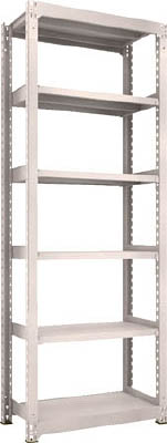 ＴＲＵＳＣＯ　Ｍ３型中量棚　９００Ｘ４７１ＸＨ２４００　６段　単体　ネオグレー＿