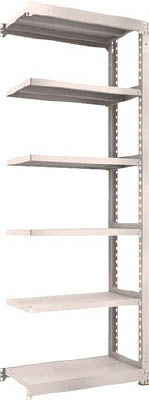 ＴＲＵＳＣＯ　Ｍ３型中量棚　９００Ｘ４７１ＸＨ２４００　６段　連結　ネオグレー＿