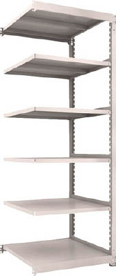 ＴＲＵＳＣＯ　Ｍ３型中量棚　９００Ｘ９２１ＸＨ２４００　６段　連結　ネオグレー＿