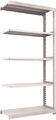 ＴＲＵＳＣＯ　Ｍ３型中量棚　１２００Ｘ４７１ＸＨ２４００　５段　連結　ネオグレー＿