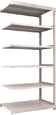 ＴＲＵＳＣＯ　Ｍ３型中量棚　１２００Ｘ７２１ＸＨ２４００　６段　連結　ネオグレー＿