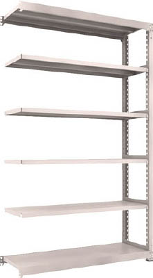 ＴＲＵＳＣＯ　Ｍ３型中量棚　１５００Ｘ４７１ＸＨ２４００　６段　連結　ネオグレー＿