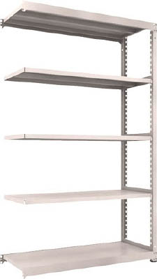 ＴＲＵＳＣＯ　Ｍ３型中量棚　１５００Ｘ５７１ＸＨ２４００　５段　連結　ネオグレー＿