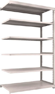 ＴＲＵＳＣＯ　Ｍ３型中量棚　１５００Ｘ７２１ＸＨ２４００　６段　連結　ネオグレー＿