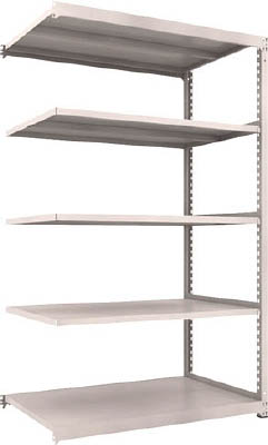 ＴＲＵＳＣＯ　Ｍ３型中量棚　１５００Ｘ９２１ＸＨ２４００　５段　連結　ネオグレー＿