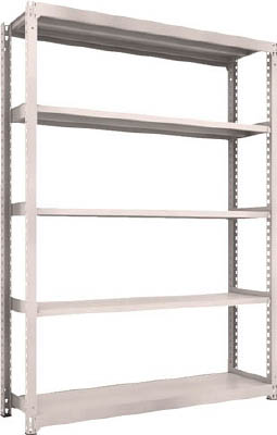 ＴＲＵＳＣＯ　Ｍ３型中量棚　１８００Ｘ４７１ＸＨ２４００　５段　単体　ネオグレー＿