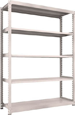 ＴＲＵＳＣＯ　Ｍ３型中量棚　１８００Ｘ５７１ＸＨ２４００　５段　単体　ネオグレー＿