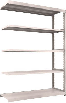 ＴＲＵＳＣＯ　Ｍ３型中量棚　１８００Ｘ５７１ＸＨ２４００　５段　連結　ネオグレー＿