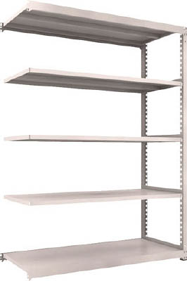 ＴＲＵＳＣＯ　Ｍ３型中量棚　１８００Ｘ７２１ＸＨ２４００　５段　連結　ネオグレー＿