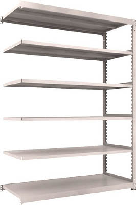 ＴＲＵＳＣＯ　Ｍ３型中量棚　１８００Ｘ７２１ＸＨ２４００　６段　連結　ネオグレー＿