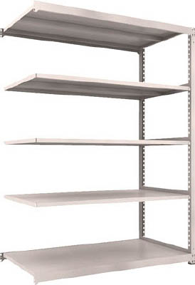 ＴＲＵＳＣＯ　Ｍ３型中量棚　１８００Ｘ９２１ＸＨ２４００　５段　連結　ネオグレー＿