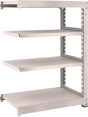 ＴＲＵＳＣＯ　Ｍ５型中量棚　９００Ｘ５７１ＸＨ１２００　４段　連結　ネオグレー＿