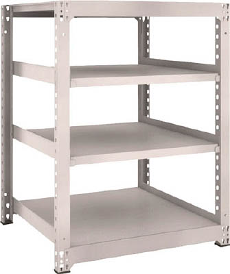 ＴＲＵＳＣＯ　Ｍ５型中量棚　９００Ｘ９２１ＸＨ１２００　４段　単体　ネオグレー＿