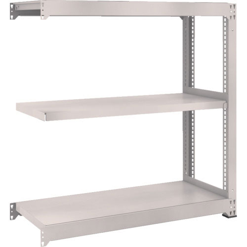 ＴＲＵＳＣＯ　Ｍ５型中量棚　１２００Ｘ４７１ＸＨ１２００　３段　連結　ネオグレー＿