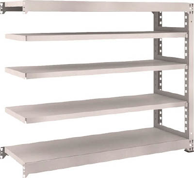 ＴＲＵＳＣＯ　Ｍ５型中量棚　１５００Ｘ４７１ＸＨ１２００　５段　連結　ネオグレー＿