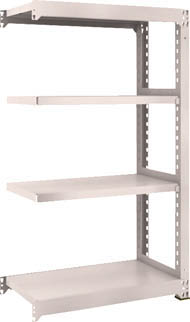 ＴＲＵＳＣＯ　Ｍ５型中量棚　９００Ｘ４７１ＸＨ１５００　４段　連結　ネオグレー＿