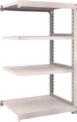 ＴＲＵＳＣＯ　Ｍ５型中量棚　９００Ｘ７２１ＸＨ１５００　４段　連結　ネオグレー＿