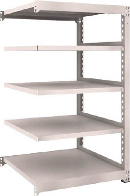 ＴＲＵＳＣＯ　Ｍ５型中量棚　９００Ｘ９２１ＸＨ１５００　５段　連結　ネオグレー＿