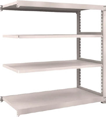 ＴＲＵＳＣＯ　Ｍ５型中量棚　１５００Ｘ７２１ＸＨ１５００　４段　連結　ネオグレー＿