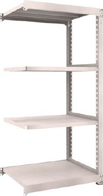 ＴＲＵＳＣＯ　Ｍ５型中量棚　９００Ｘ７２１ＸＨ１８００　４段　連結　ネオグレー＿