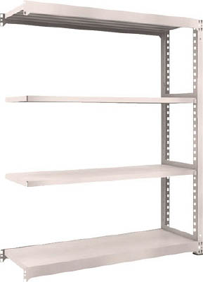 ＴＲＵＳＣＯ　Ｍ５型中量棚　１５００Ｘ４７１ＸＨ１８００　４段　連結　ネオグレー＿