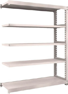 ＴＲＵＳＣＯ　Ｍ５型中量棚　１５００Ｘ４７１ＸＨ１８００　５段　連結　ネオグレー＿