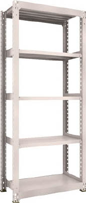 ＴＲＵＳＣＯ　Ｍ５型中量棚　９００Ｘ４７１ＸＨ２１００　５段　単体　ネオグレー＿