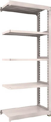 ＴＲＵＳＣＯ　Ｍ５型中量棚　９００Ｘ４７１ＸＨ２１００　５段　連結　ネオグレー＿