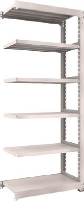 ＴＲＵＳＣＯ　Ｍ５型中量棚　９００Ｘ４７１ＸＨ２１００　６段　連結　ネオグレー＿