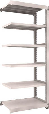 ＴＲＵＳＣＯ　Ｍ５型中量棚　９００Ｘ５７１ＸＨ２１００　６段　連結　ネオグレー＿