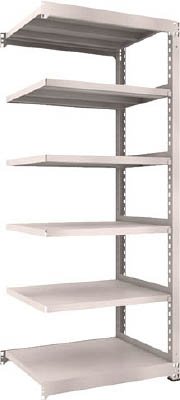 ＴＲＵＳＣＯ　Ｍ５型中量棚　９００Ｘ７２１ＸＨ２１００　６段　連結　ネオグレー＿