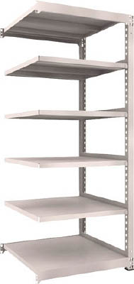 ＴＲＵＳＣＯ　Ｍ５型中量棚　９００Ｘ９２１ＸＨ２１００　６段　連結　ネオグレー＿