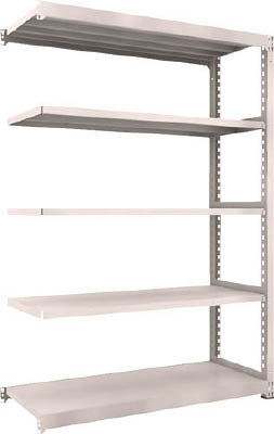 ＴＲＵＳＣＯ　Ｍ５型中量棚　１５００Ｘ５７１ＸＨ２１００　５段　連結　ネオグレー＿